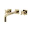 Kingston Brass KS6022DX Wall Mount Tub Faucet, Polished Brass KS6022DX - alternate 1